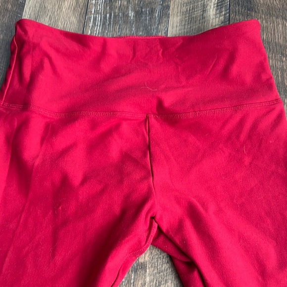 LAM | Workout Leggings Red Size Medium - Picture 2 of 6